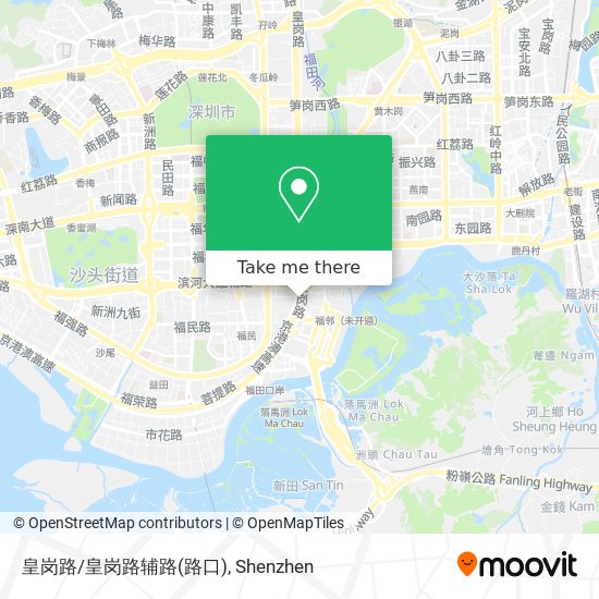 皇岗路/皇岗路辅路(路口) map