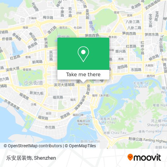 乐安居装饰 map