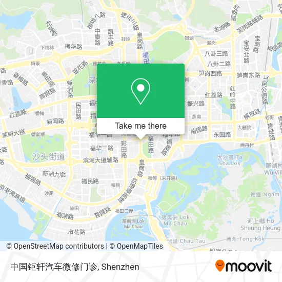 中国钜轩汽车微修门诊 map