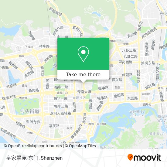 皇家翠苑-东门 map