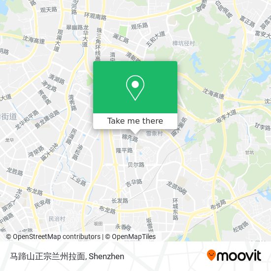 马蹄山正宗兰州拉面 map