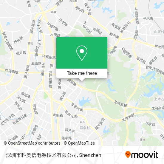 深圳市科奥信电源技术有限公司 map