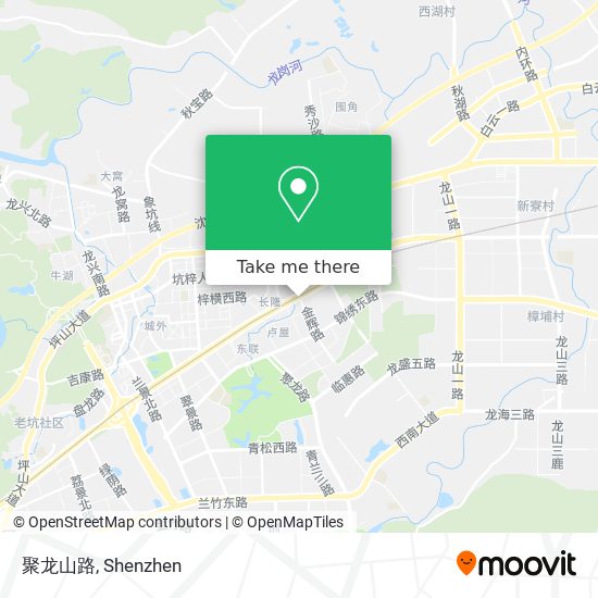 聚龙山路 map