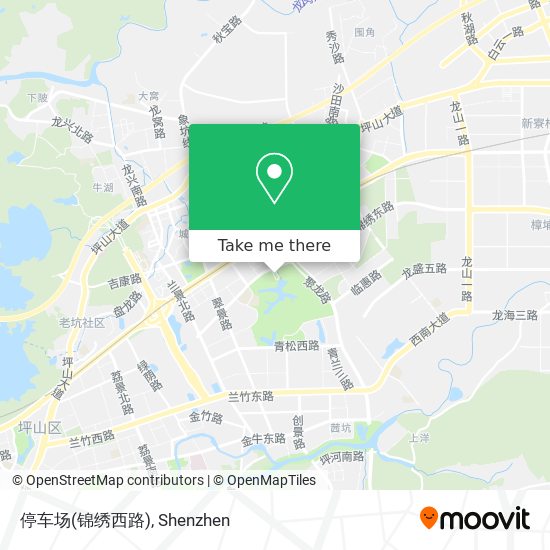 停车场(锦绣西路) map