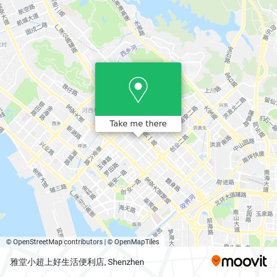 雅堂小超上好生活便利店 map