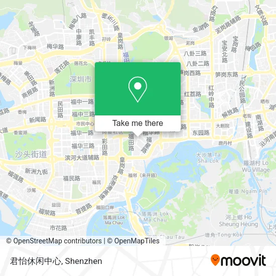 君怡休闲中心 map