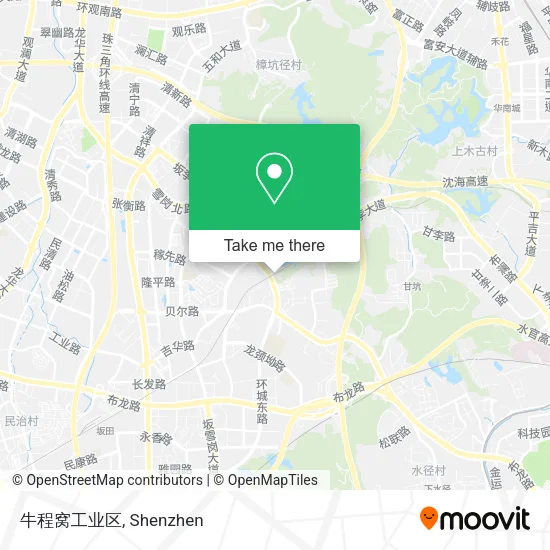 牛程窝工业区 map