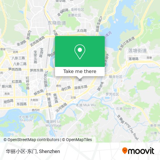 华丽小区-东门 map