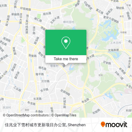 佳兆业下雪村城市更新项目办公室 map