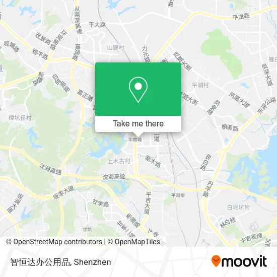 智恒达办公用品 map