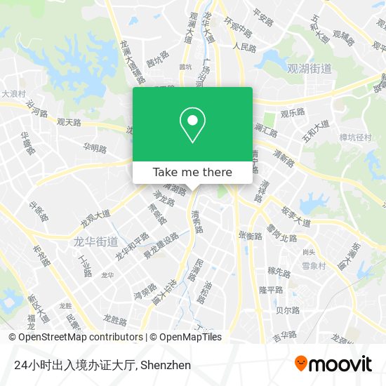 24小时出入境办证大厅 map