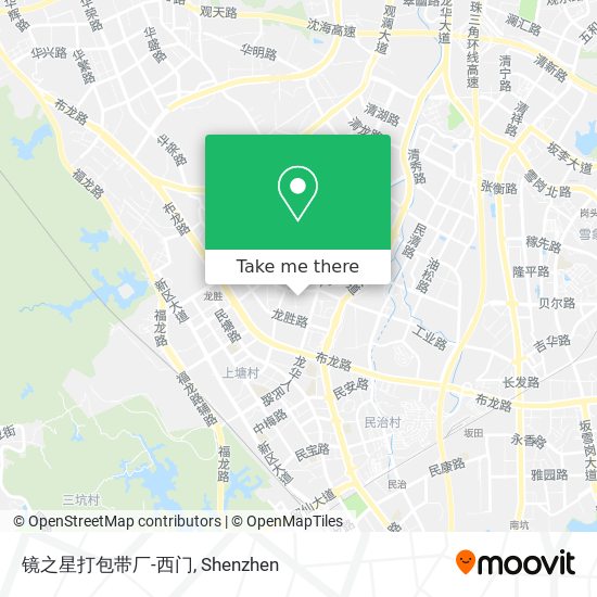 镜之星打包带厂-西门 map