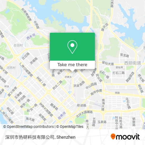 深圳市热研科技有限公司 map