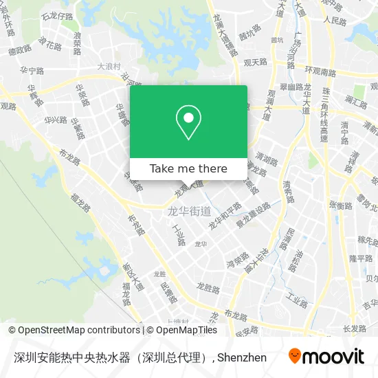 深圳安能热中央热水器（深圳总代理） map