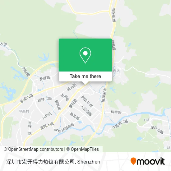 深圳市宏开得力热镀有限公司 map