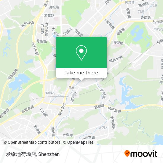 发缘地荷坳店 map