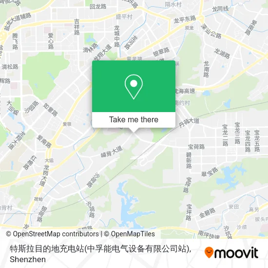 特斯拉目的地充电站(中孚能电气设备有限公司站) map