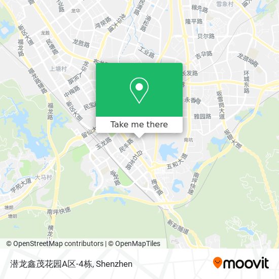 潜龙鑫茂花园A区-4栋 map