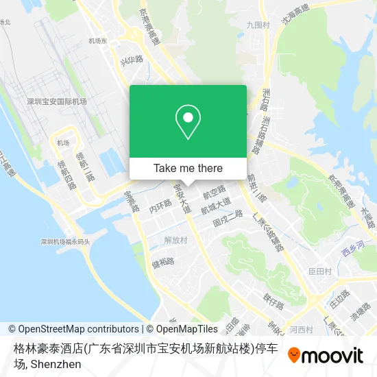 格林豪泰酒店(广东省深圳市宝安机场新航站楼)停车场 map