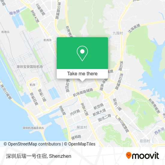 深圳后瑞一号住宿 map