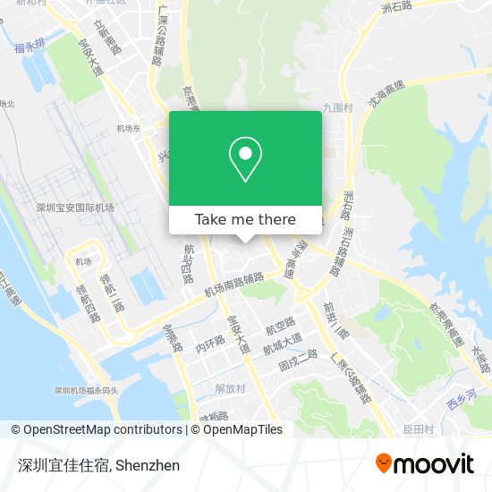 深圳宜佳住宿 map