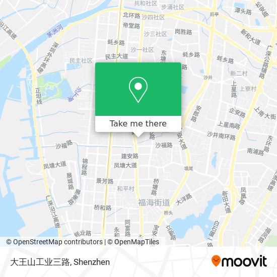 大王山工业三路 map