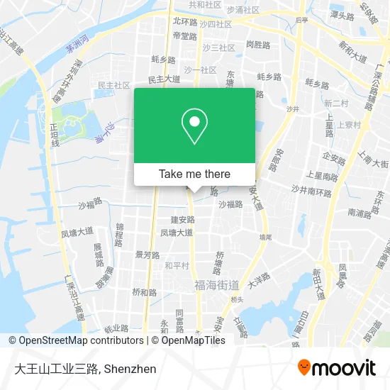 大王山工业三路 map