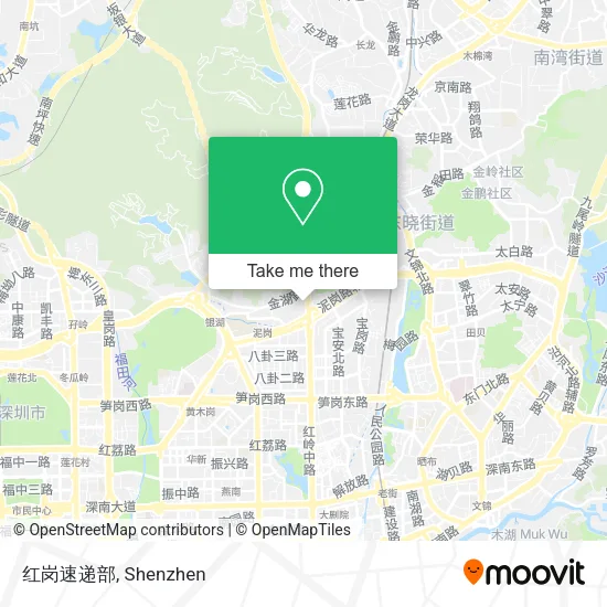 红岗速递部 map