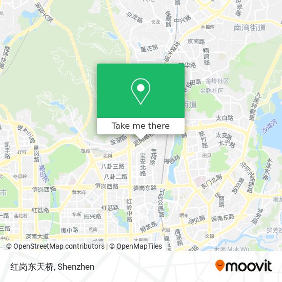 红岗东天桥 map