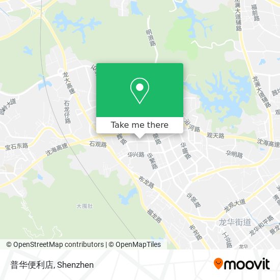 普华便利店 map