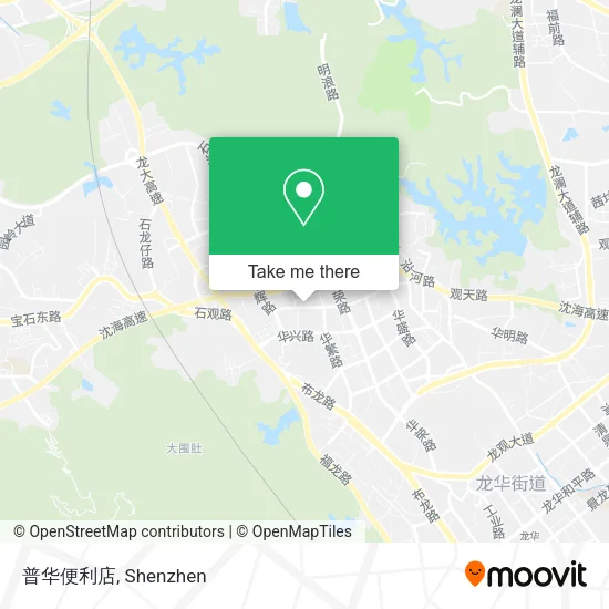 普华便利店 map