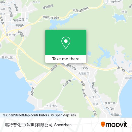 惠特普化工(深圳)有限公司 map