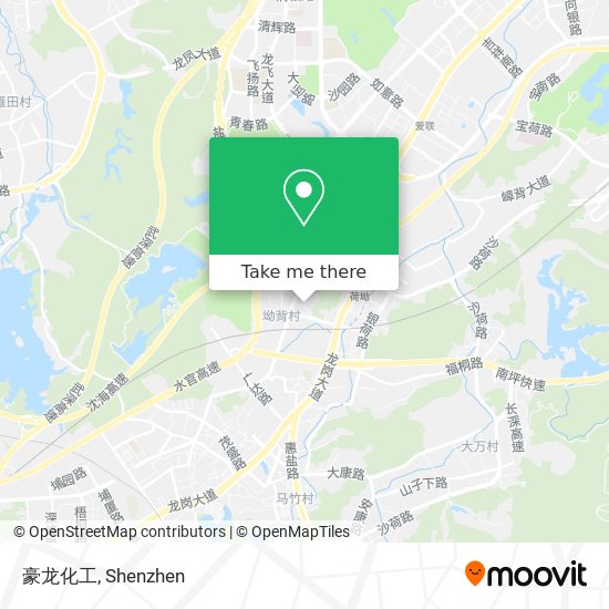 豪龙化工 map