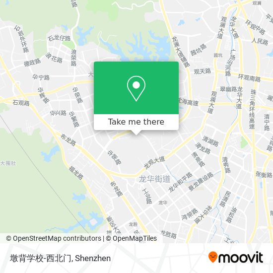 墩背学校-西北门 map