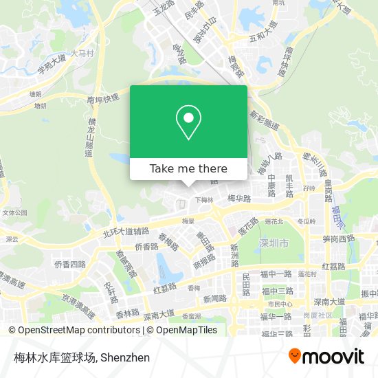 梅林水库篮球场 map