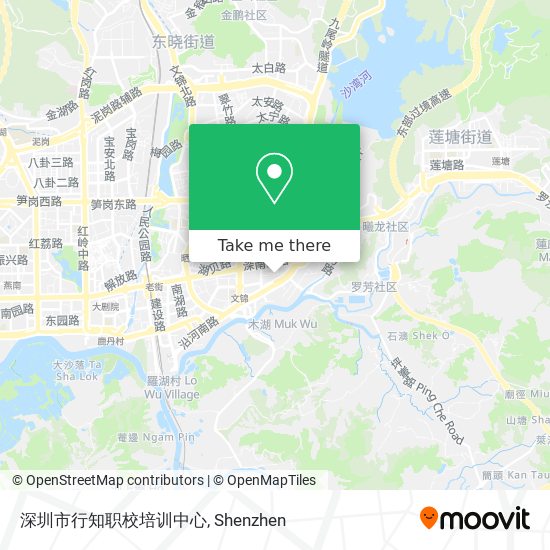 深圳市行知职校培训中心 map