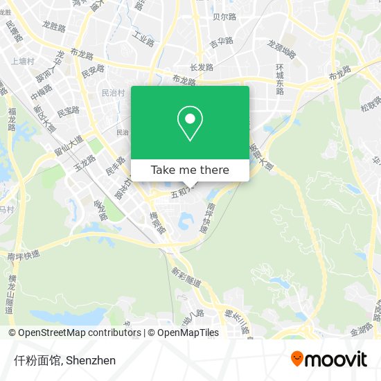 仟粉面馆 map