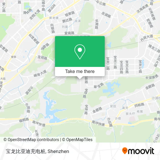 宝龙比亚迪充电桩 map
