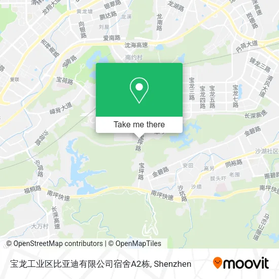 宝龙工业区比亚迪有限公司宿舍A2栋 map