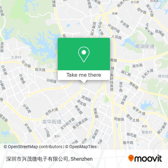 深圳市兴茂微电子有限公司 map