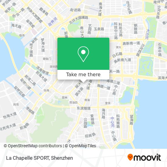 La Chapelle SPORT map