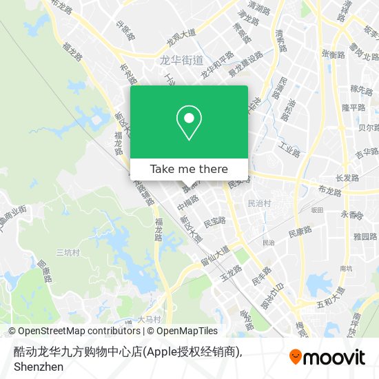 酷动龙华九方购物中心店(Apple授权经销商) map