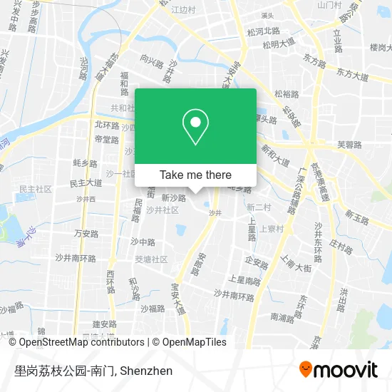 壆岗荔枝公园-南门 map