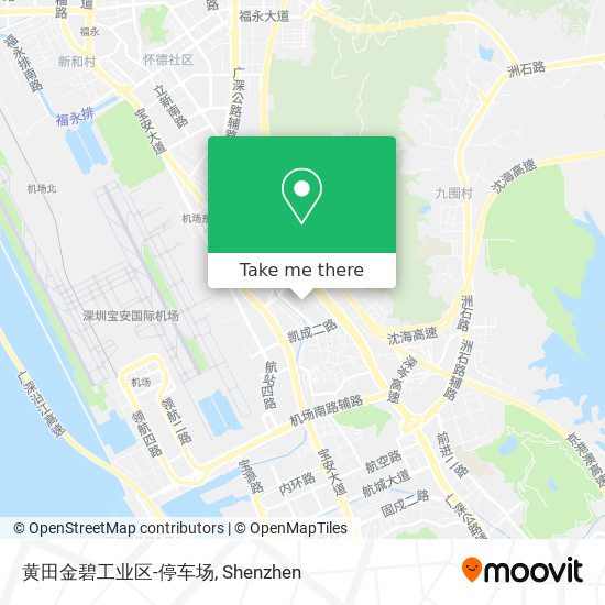 黄田金碧工业区-停车场 map