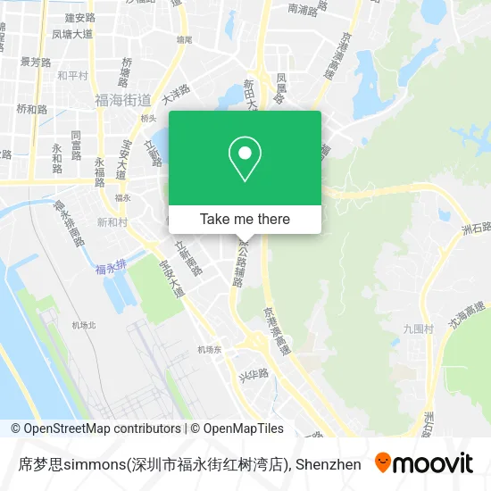 席梦思simmons(深圳市福永街红树湾店) map