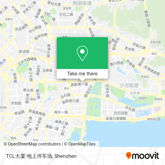 TCL大厦-地上停车场 map