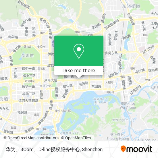 华为、3Com、D-line授权服务中心 map