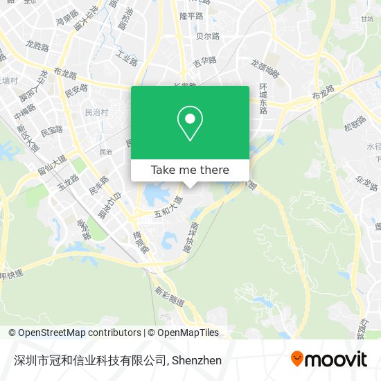 深圳市冠和信业科技有限公司 map