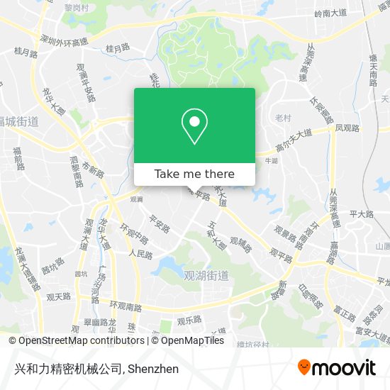 兴和力精密机械公司 map