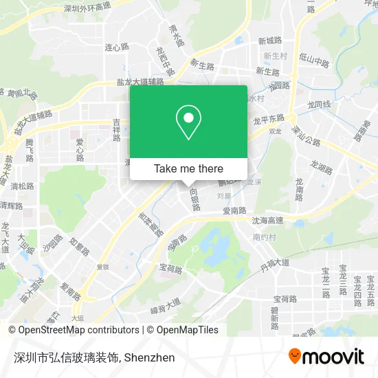 深圳市弘信玻璃装饰 map